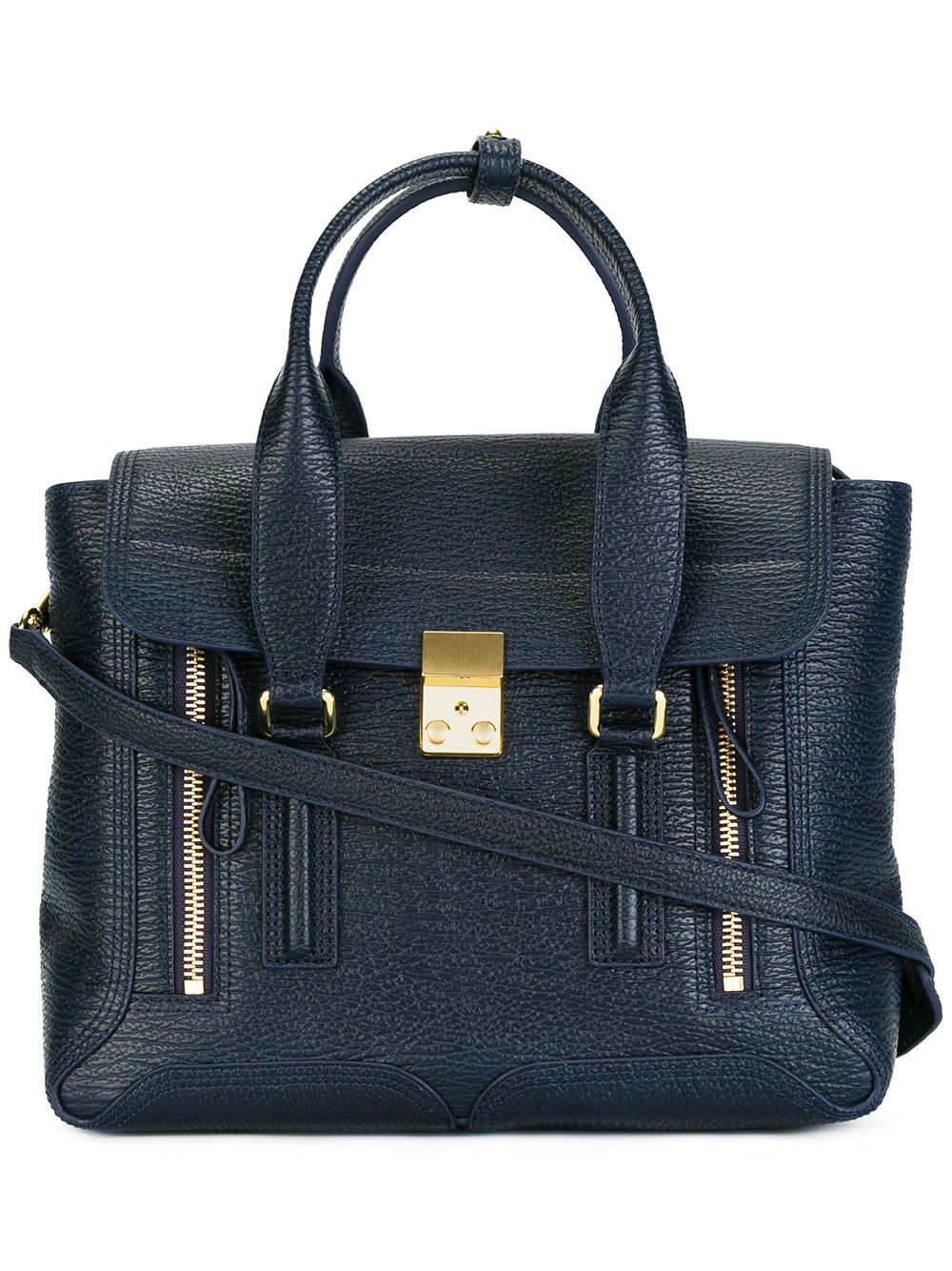3.1 Phillip Lim Pashli中号斜挎包 - 蓝色