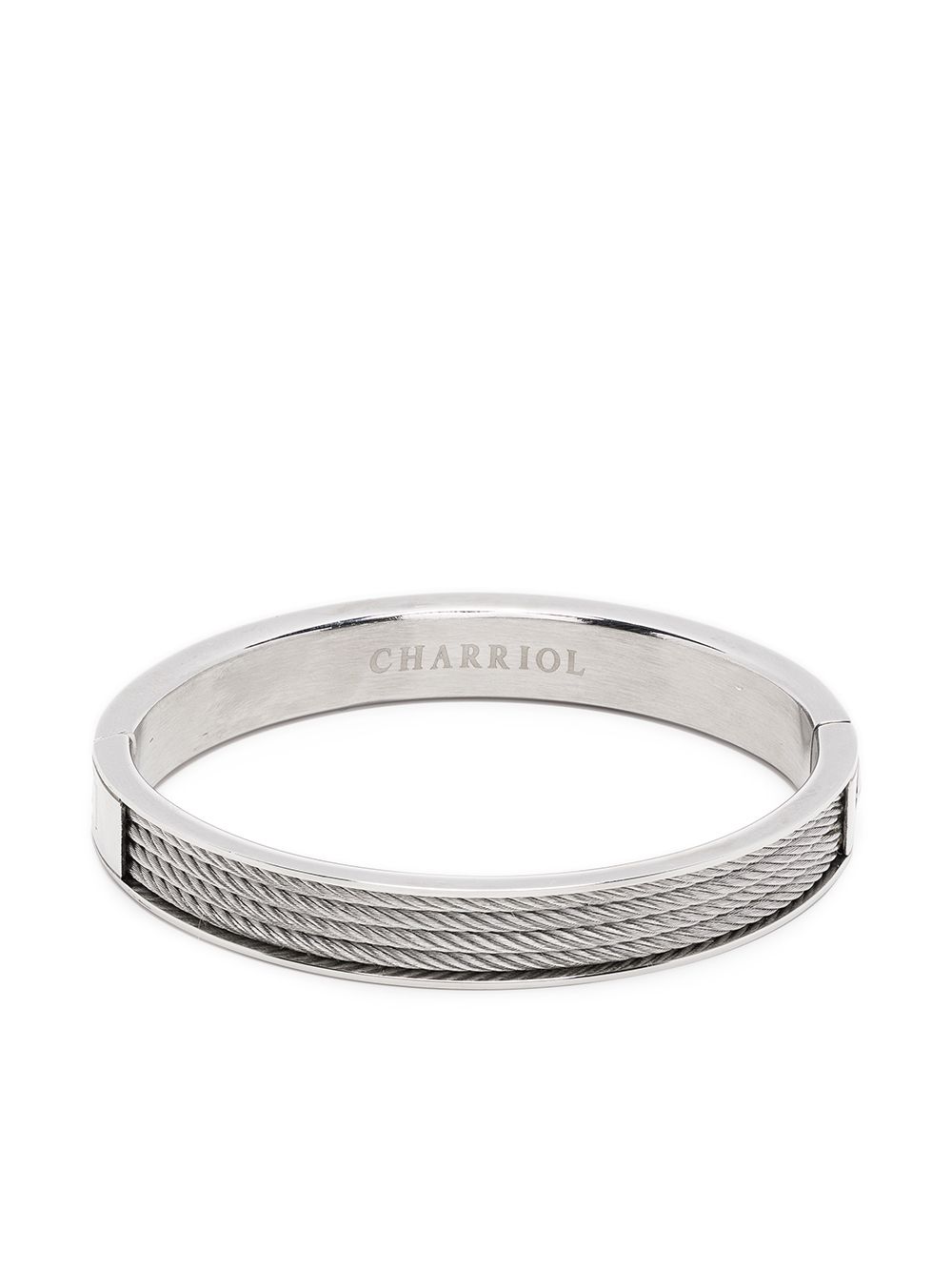 Charriol Forever 绳结细节手镯 - 银色