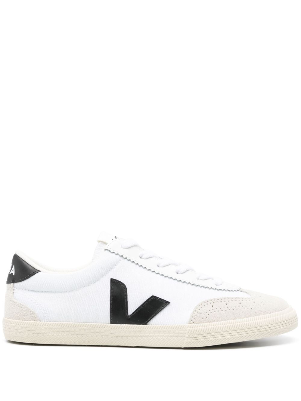VEJA V-10 拼接板鞋 - 白色