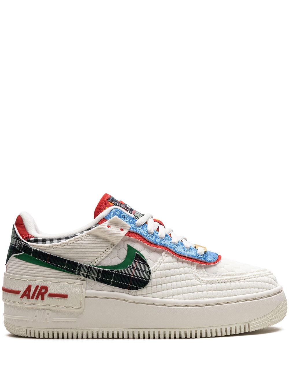 Nike Air Force 1 Shadow Multi-Material 运动鞋 - 白色
