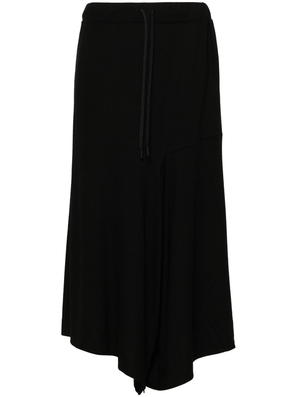 Yohji Yamamoto 拉链细节短裤 - 黑色