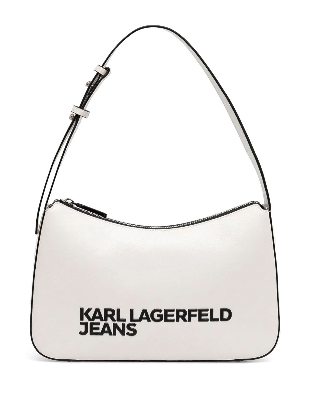 Karl Lagerfeld Jeans KLJ logo单肩包 - 白色