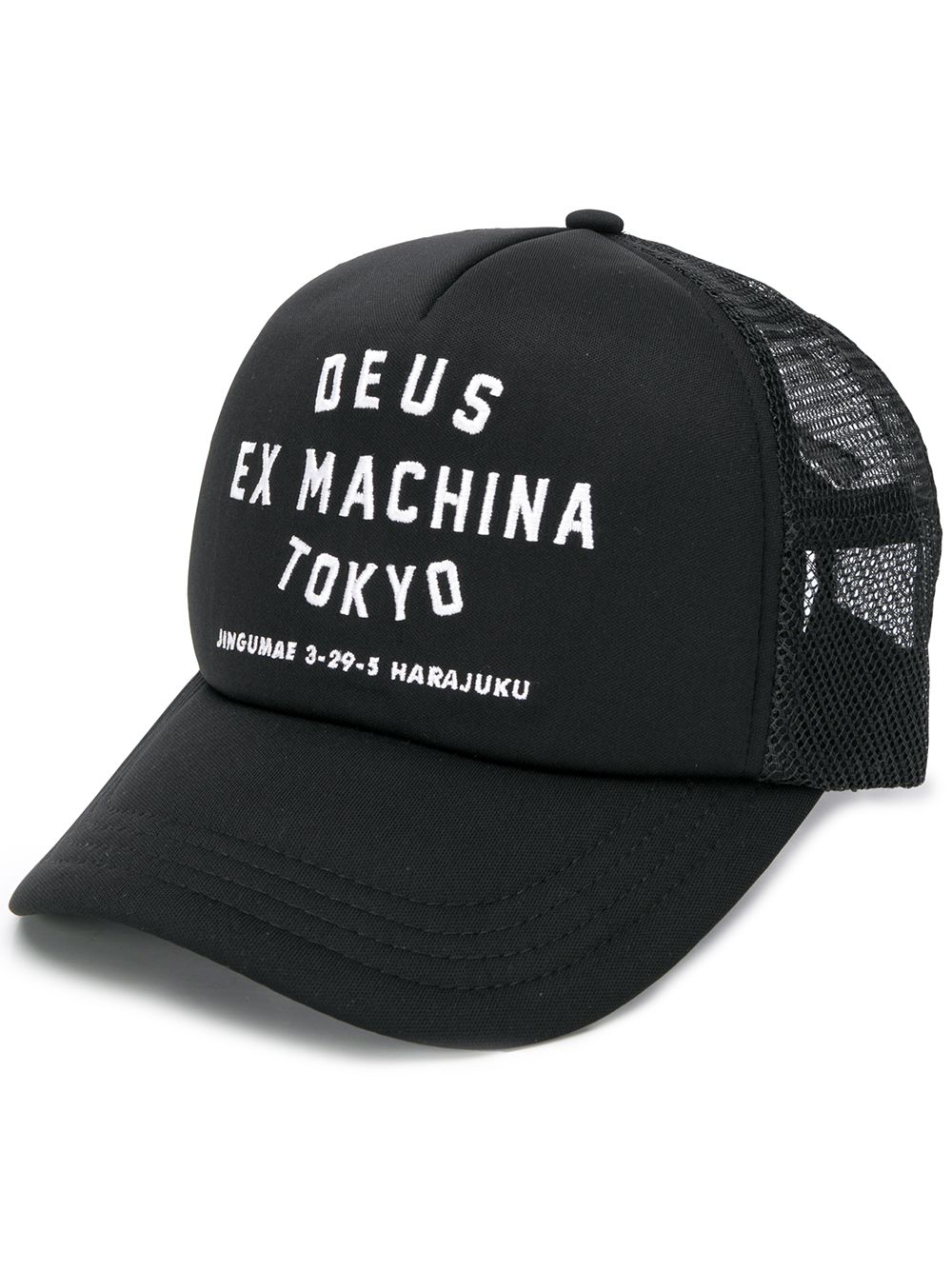 Deus Ex Machina Tokyo logo棒球帽 - 黑色