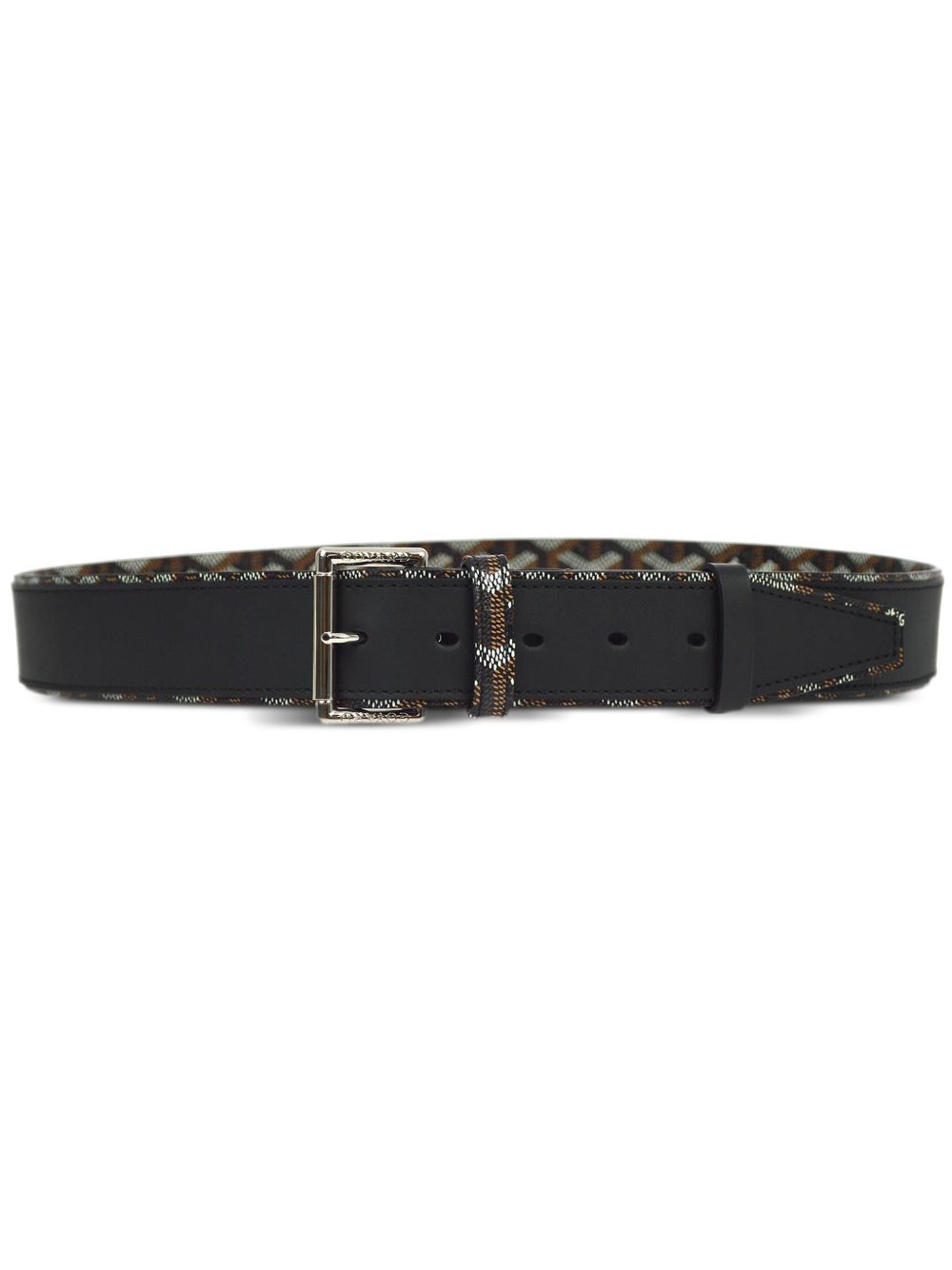 Goyard Pre-Owned Goyardine 双面腰带（1990-2000年代典藏款） - 黑色