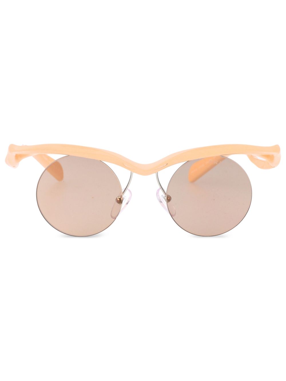 Prada Eyewear Morph 环绕式镜框太阳眼镜 - 粉色