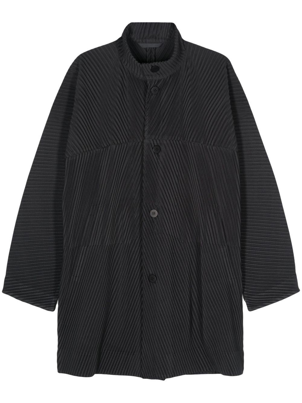 Homme Plissé Issey Miyake MC November 细褶外套 - 灰色