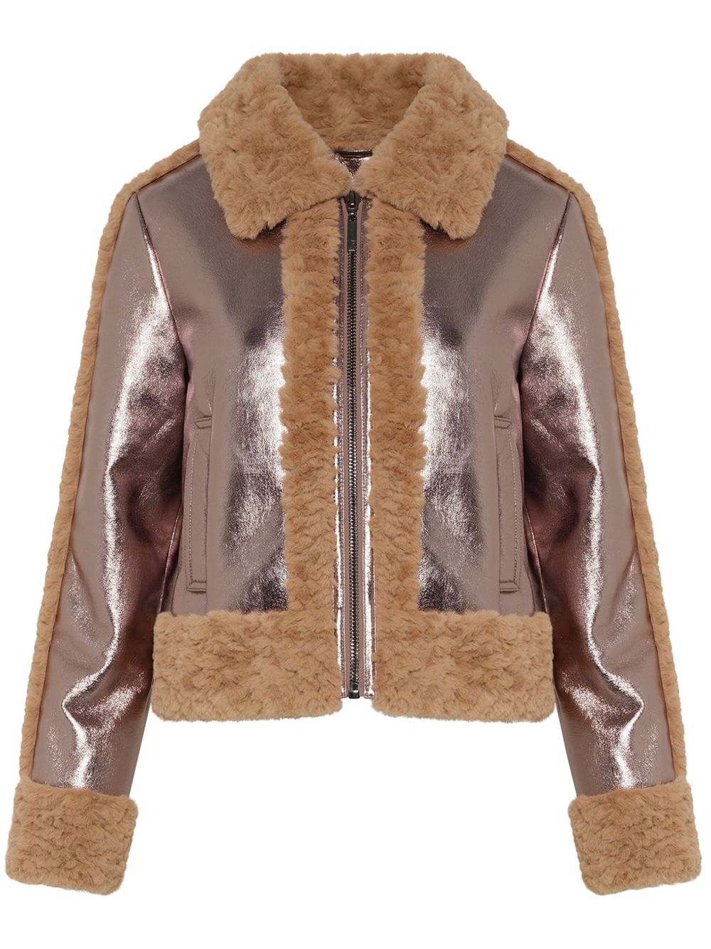 Unreal Fur Pilote d'Avion 夹克 - 褐色