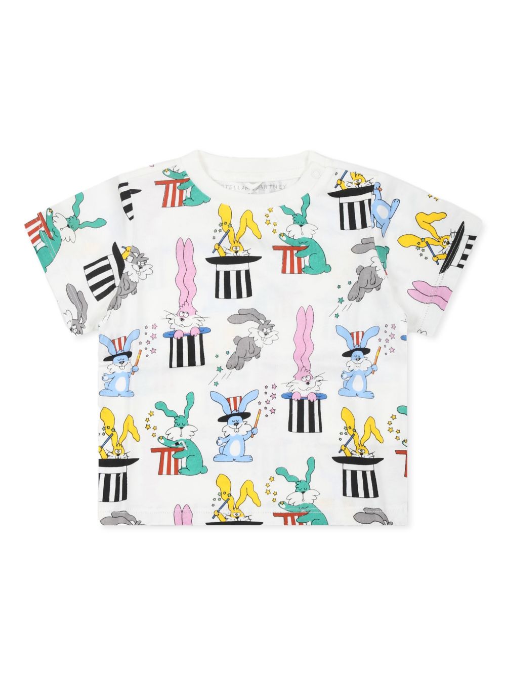 Stella McCartney Kids 卡通印花T恤 - 白色