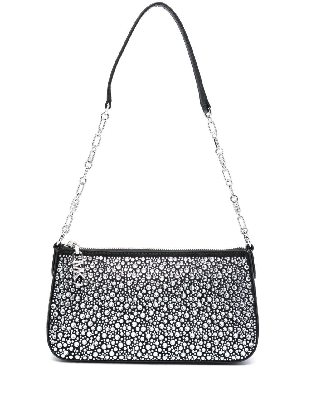 Michael Michael Kors 铆钉缀饰皮质单肩包 - 黑色