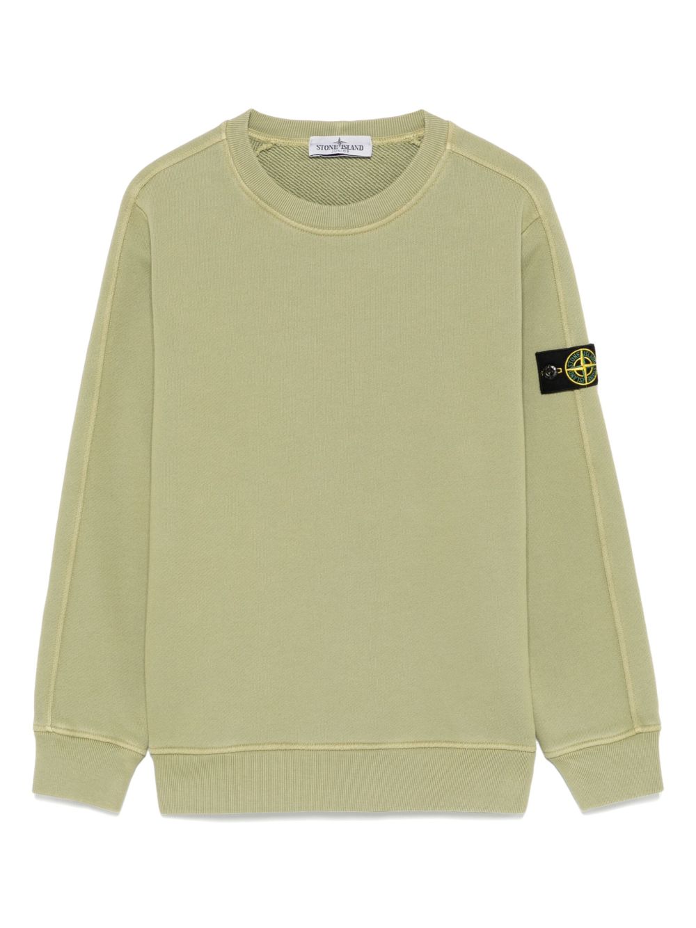 Stone Island Junior 罗盘徽章卫衣 - 绿色