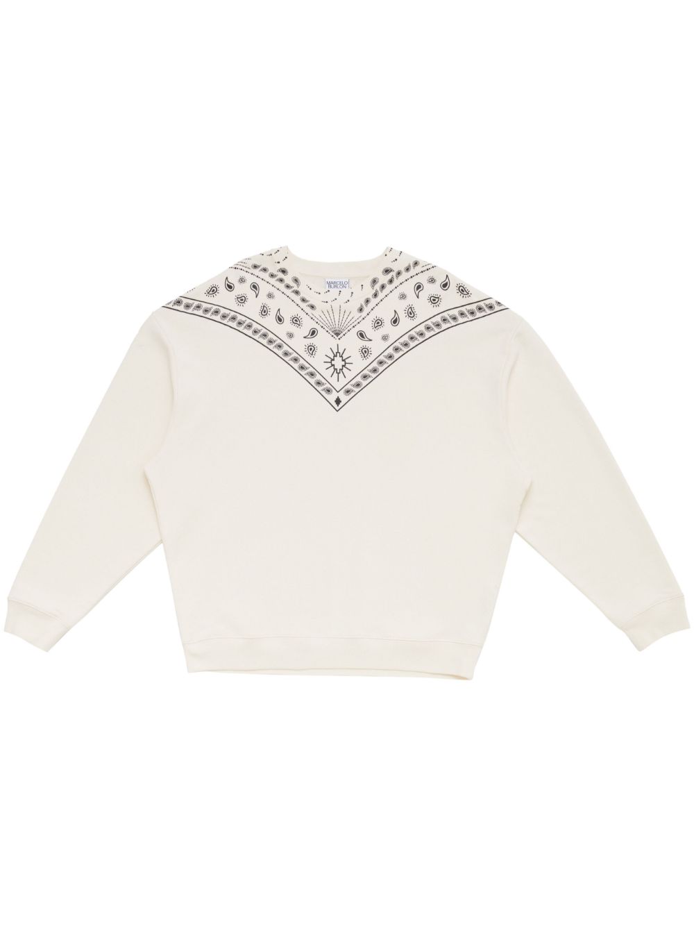 Marcelo Burlon County of Milan 头巾印花棉卫衣 - 中性色