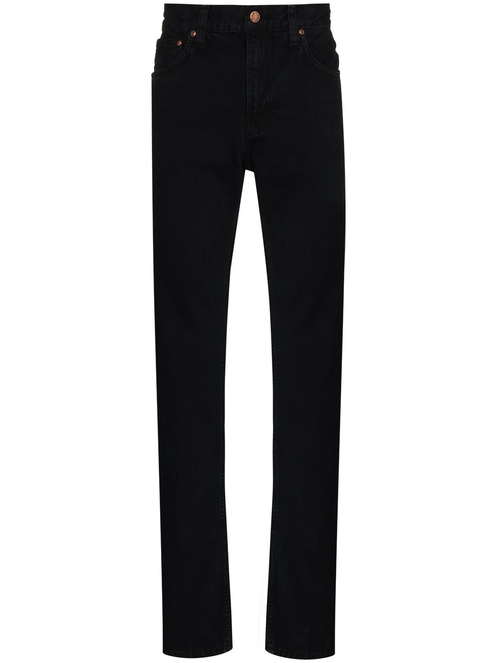 Nudie Jeans Gritty Jackson 直筒牛仔裤 - 黑色