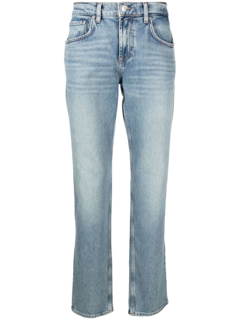 7 For All Mankind The Straight Waterfall 牛仔裤 - 蓝色