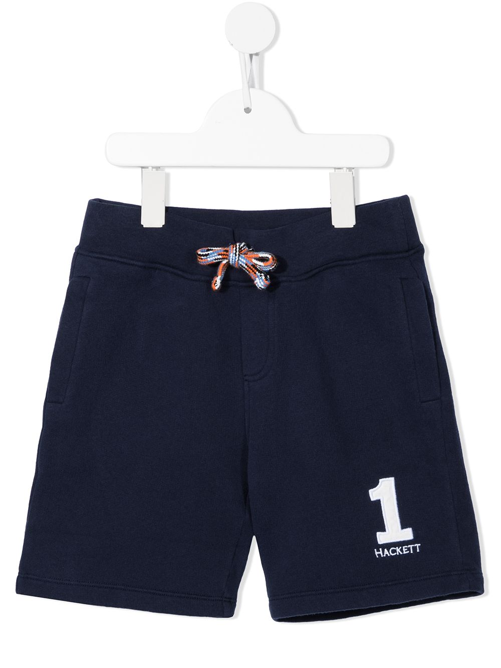 Hackett Kids logo印花短裤 - 蓝色