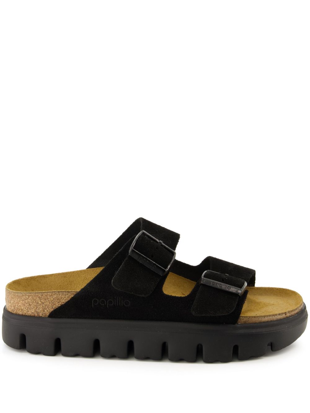 Birkenstock Arizona 绒面皮凉鞋 - 黑色