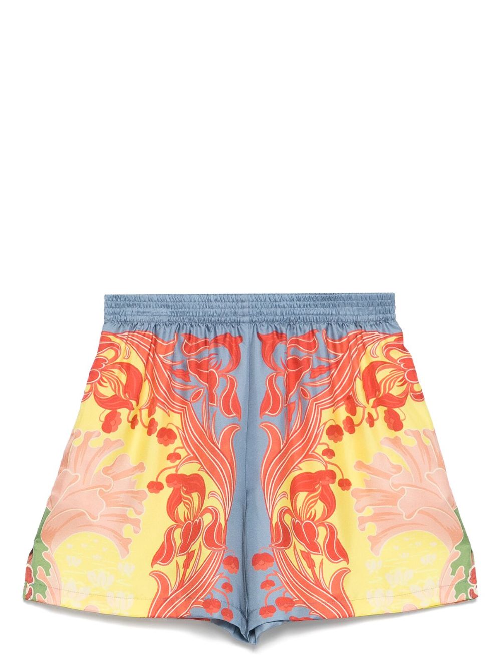 ETRO Summer 印花短裤 - 红色