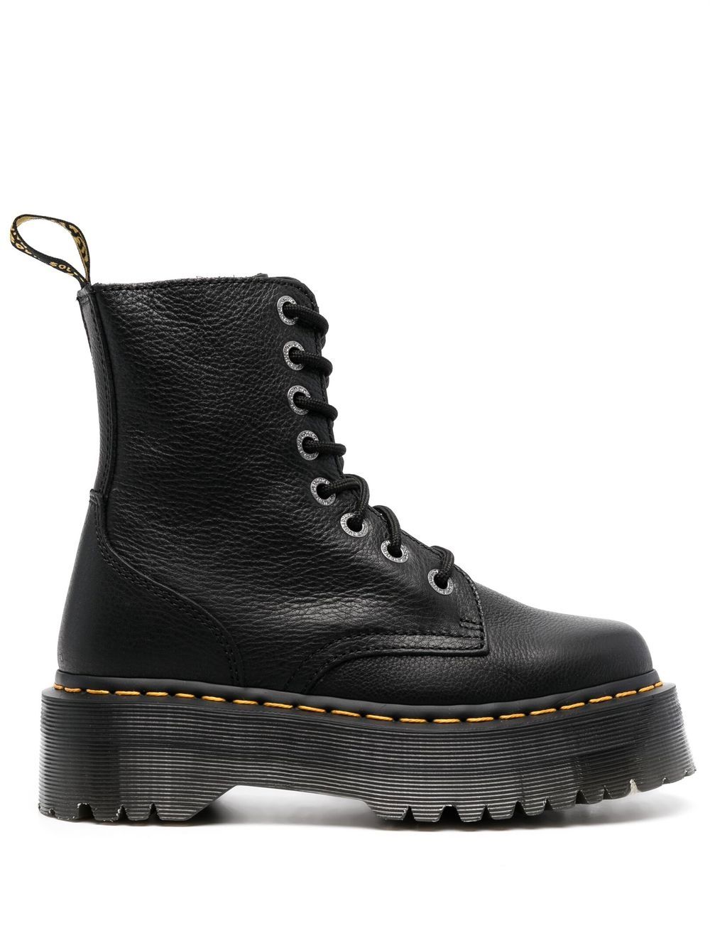 Dr. Martens Jadon III Pisa 皮质厚底短靴 - 黑色