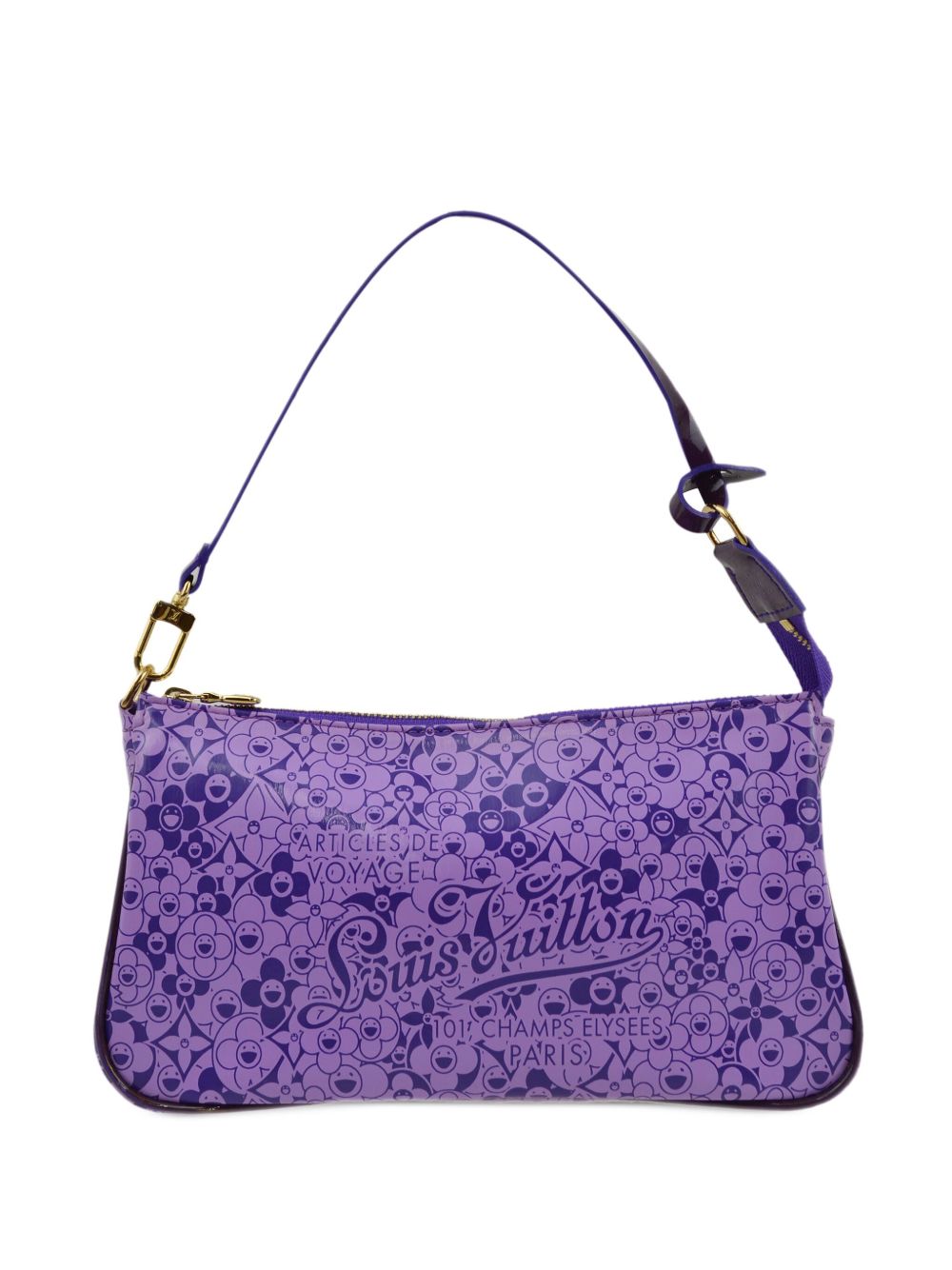 Louis Vuitton Pre-Owned x Taskashi Murakami Pochette Accessoires 手拿包（2010年典藏款） - 紫色