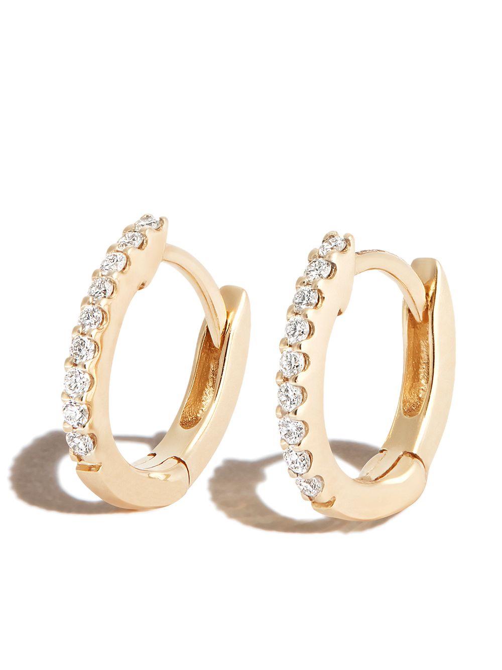 Dana Rebecca Designs 14K黄金钻石耳环 - 金色