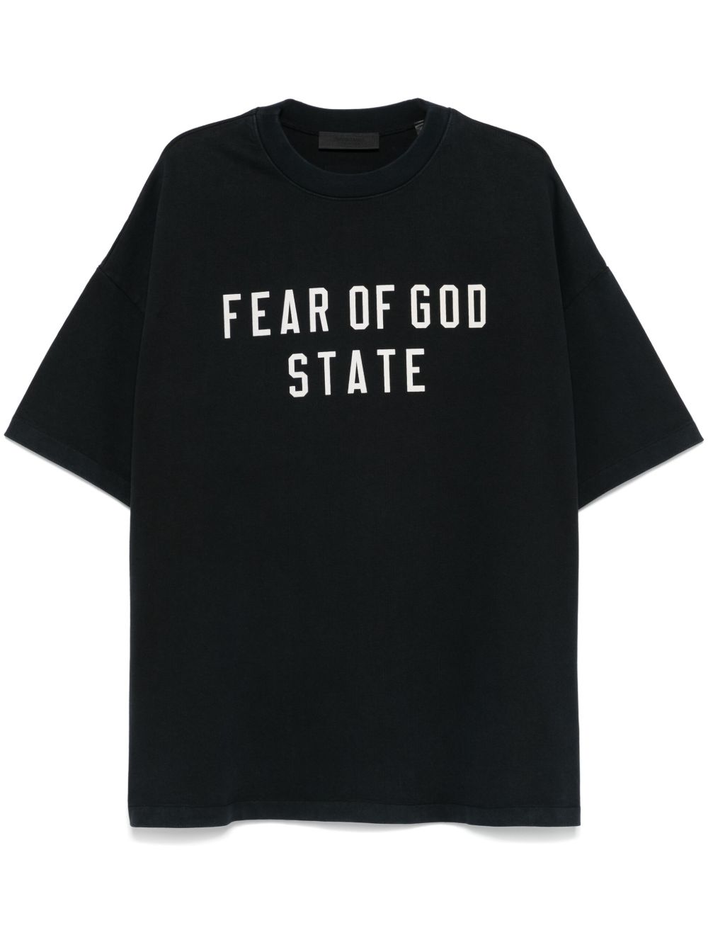 FEAR OF GOD ESSENTIALS logo印花T恤 - 黑色