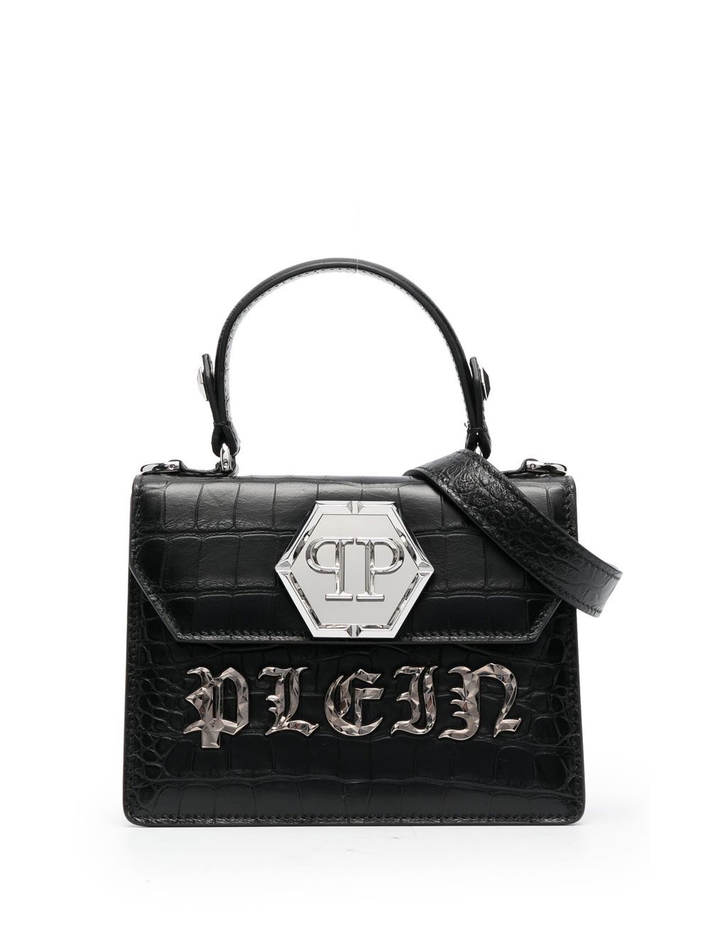 Philipp Plein Gothic Plein 托特包 - 黑色