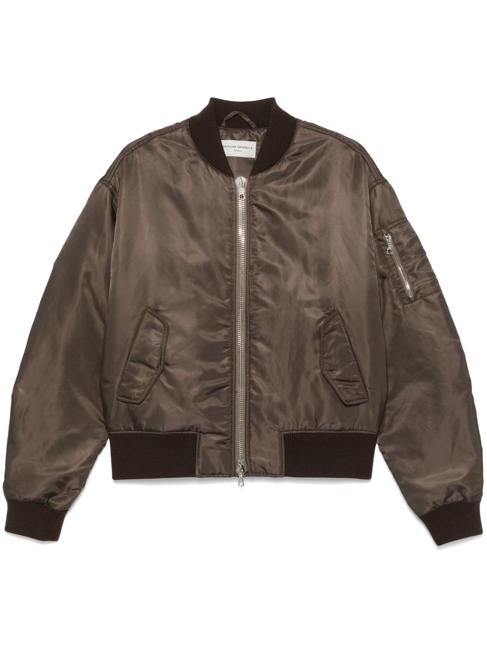 Officine Generale Juno 飞行员夹克 - 褐色