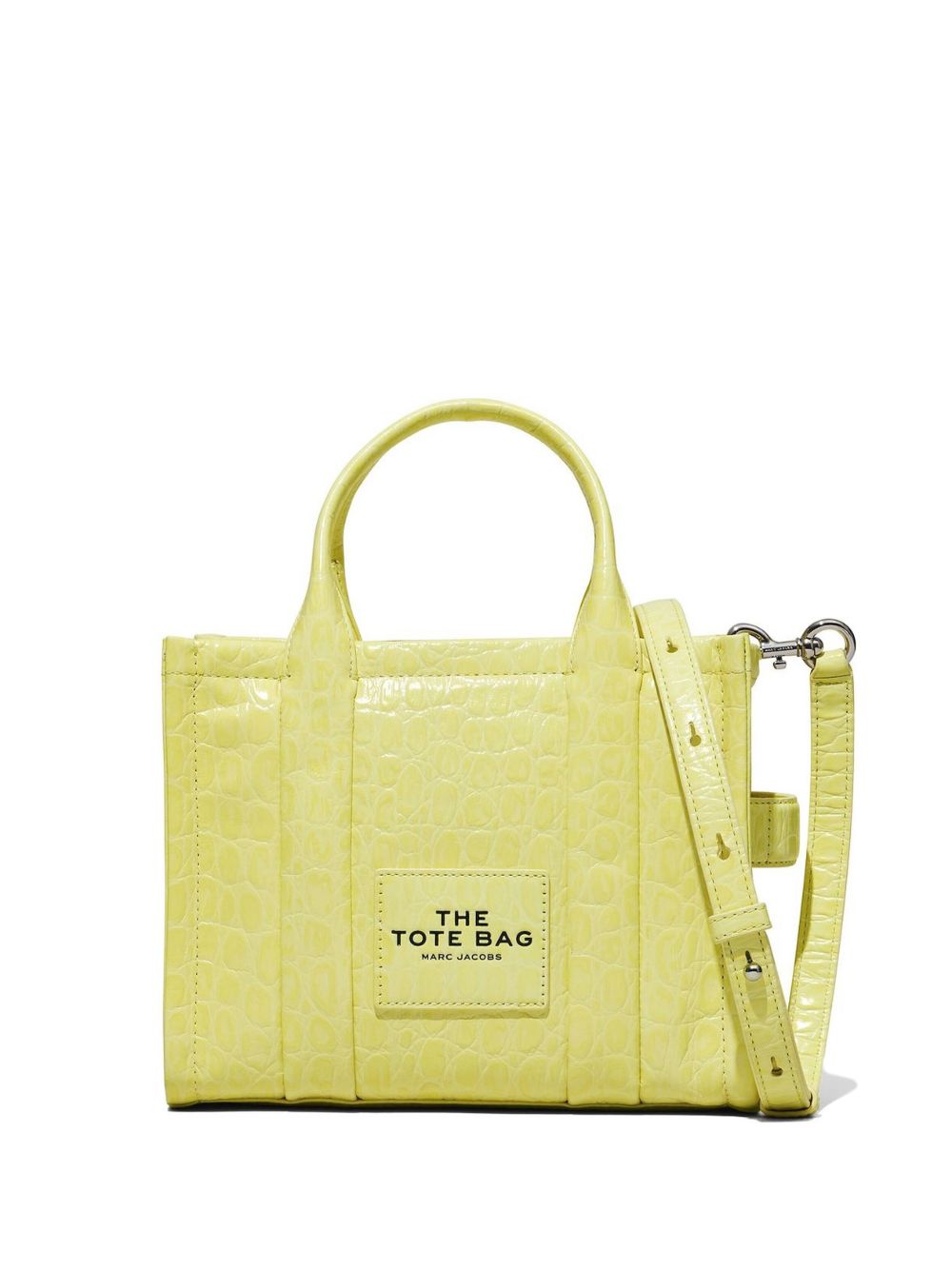 Marc Jacobs The Croc-Embossed Tote 小号托特包 - 黄色
