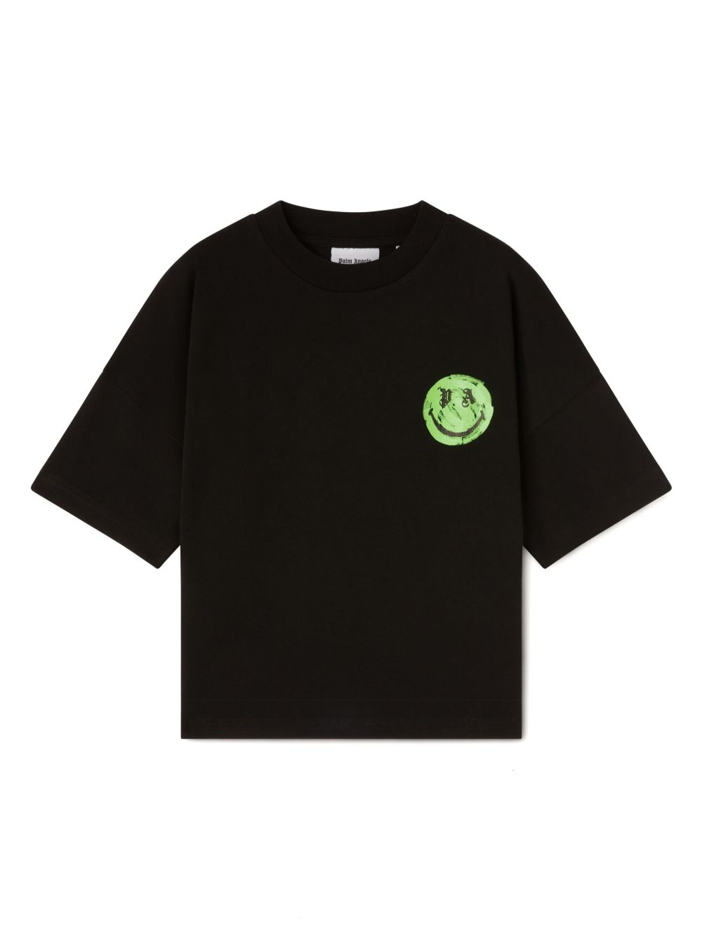 Palm Angels Kids x Smiley 棉T恤 - 黑色