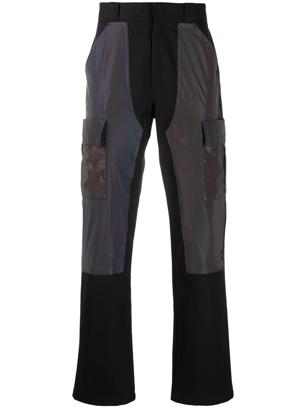 Marcelo Burlon County of Milan 工装直筒长裤 - 黑色