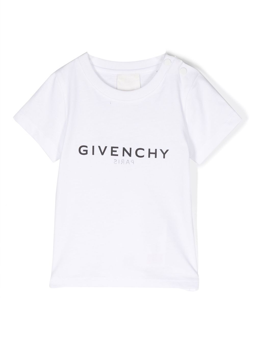 Givenchy Kids logo印花棉T恤 - 白色