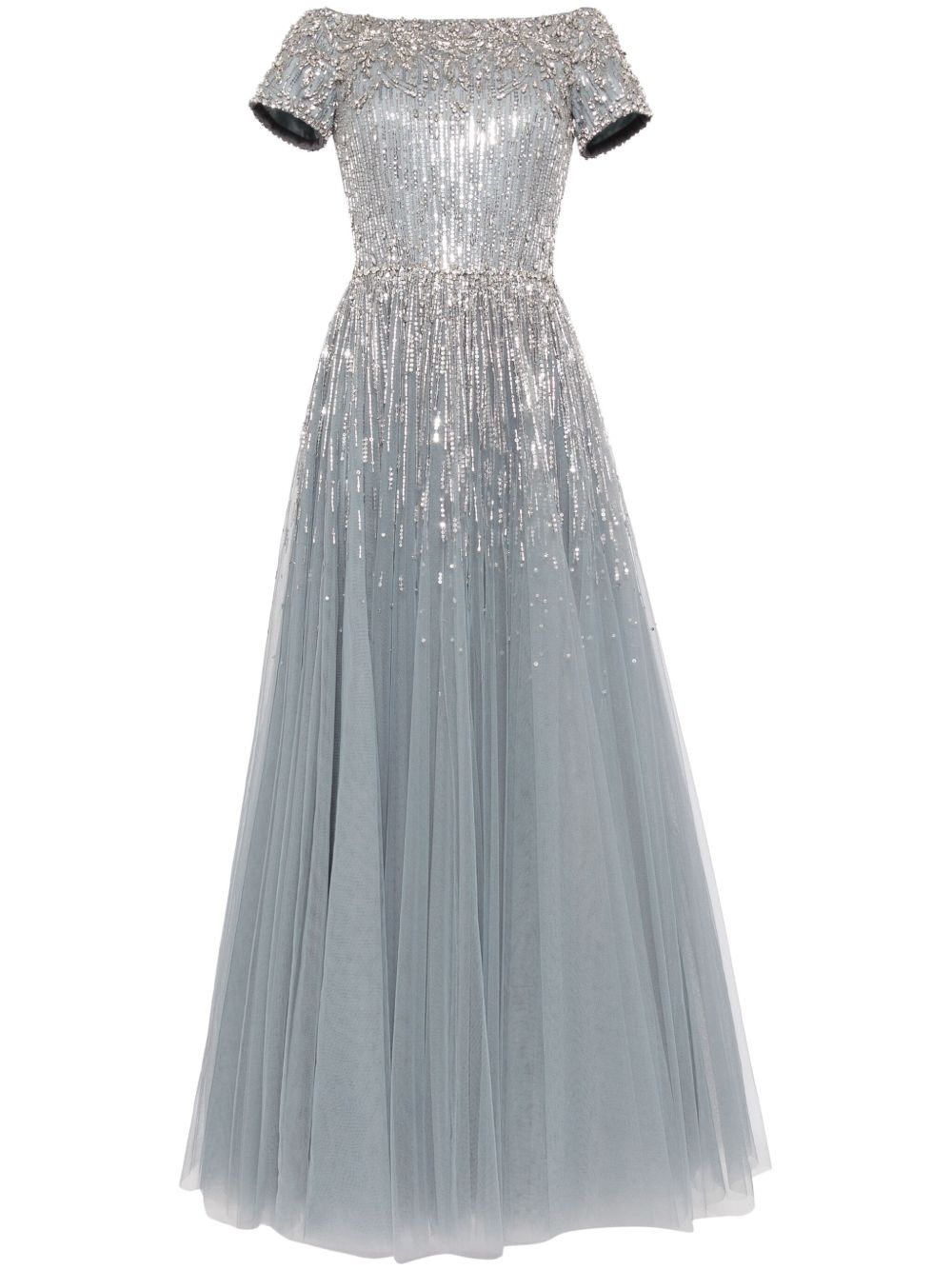 Jenny Packham Lyra 晶饰礼服 - 蓝色