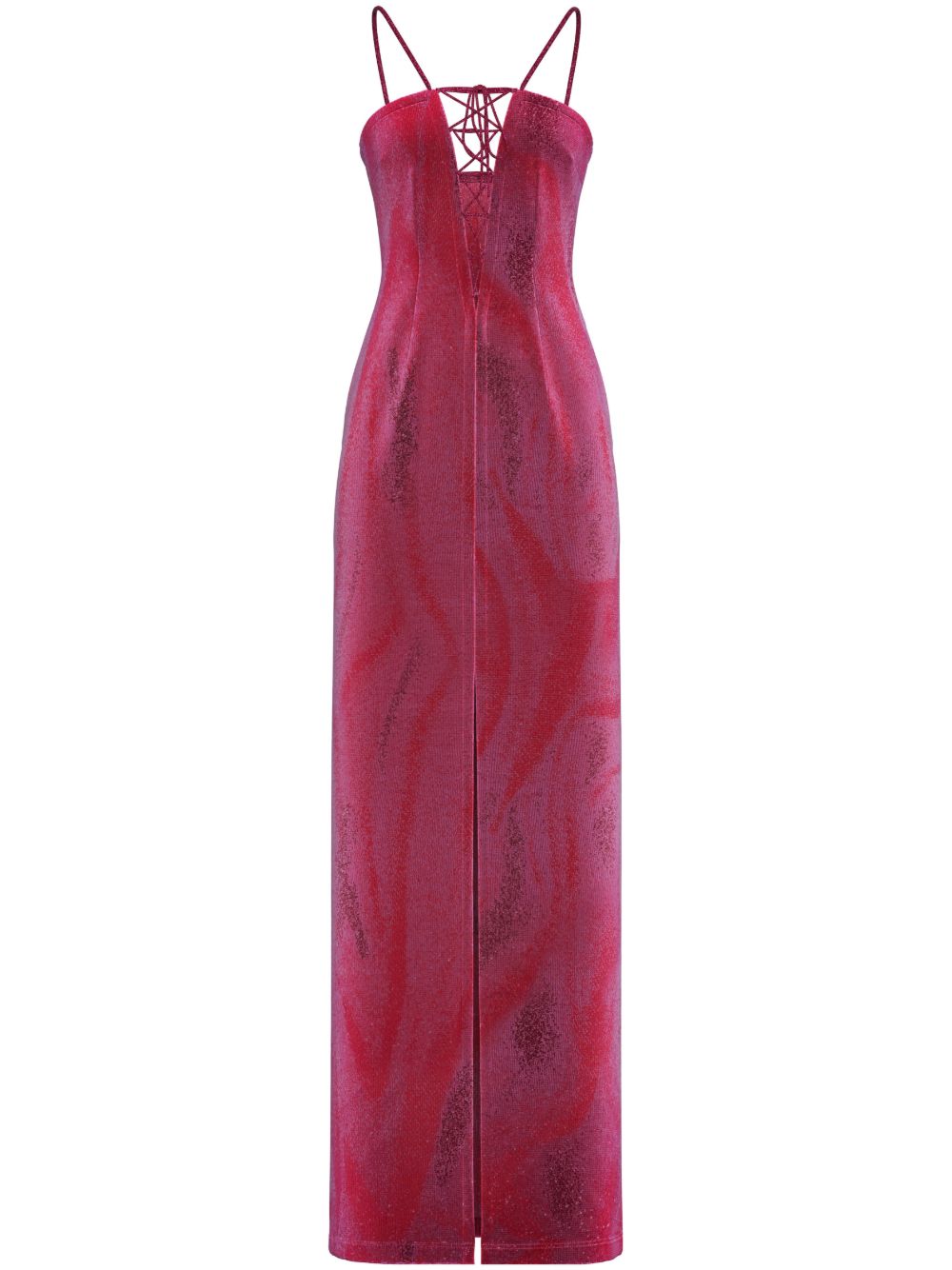 Maccapani Iris maxi dress - 粉色