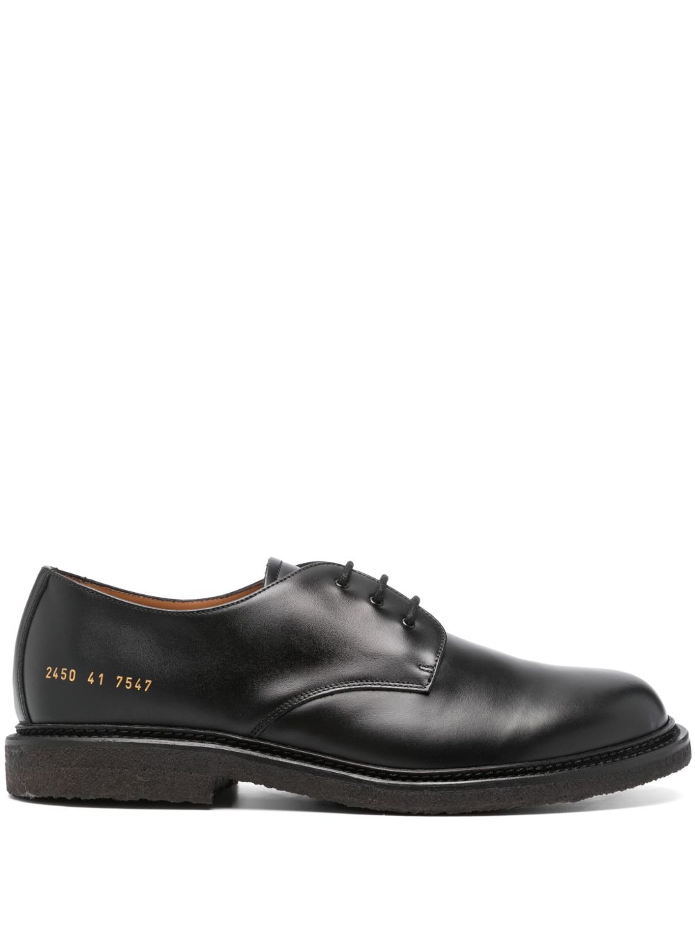 Common Projects Officer's 德比鞋 - 黑色