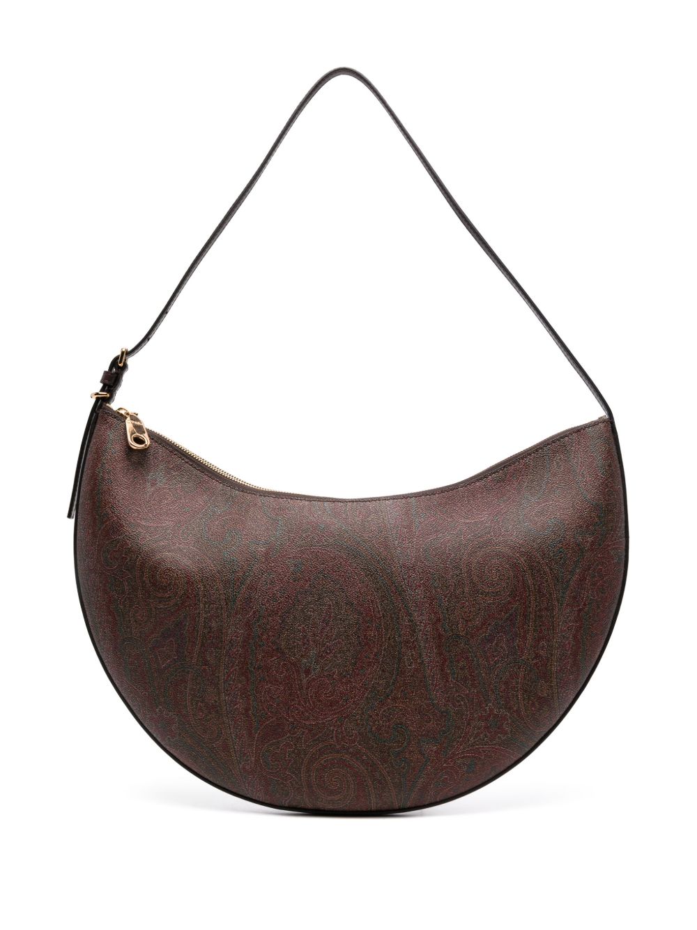 ETRO Etro Essential 大号单肩包 - 褐色