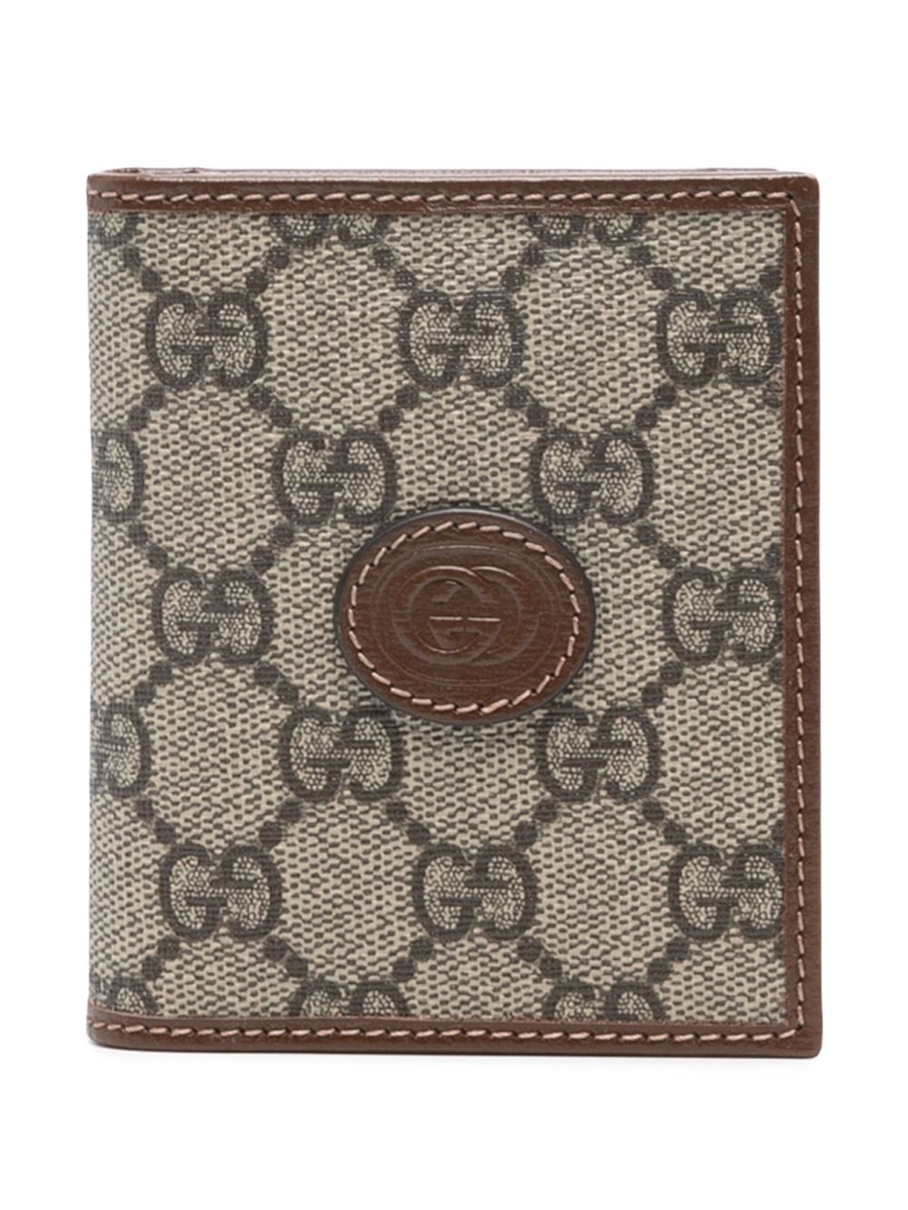 Gucci GG Supreme 帆布钱包 - 中性色