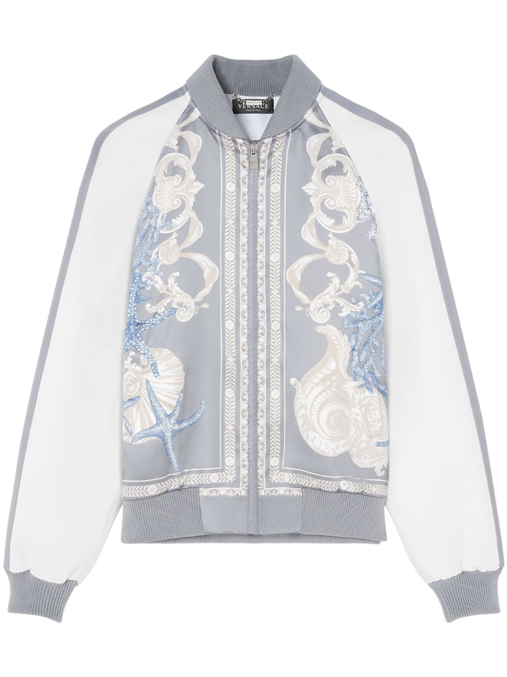 Versace Barocco Sea 棒球夹克 - 蓝色