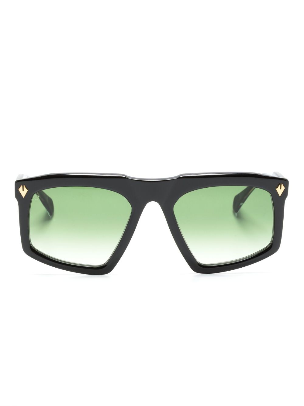 T Henri Eyewear 方框渐色太阳眼镜 - 黑色