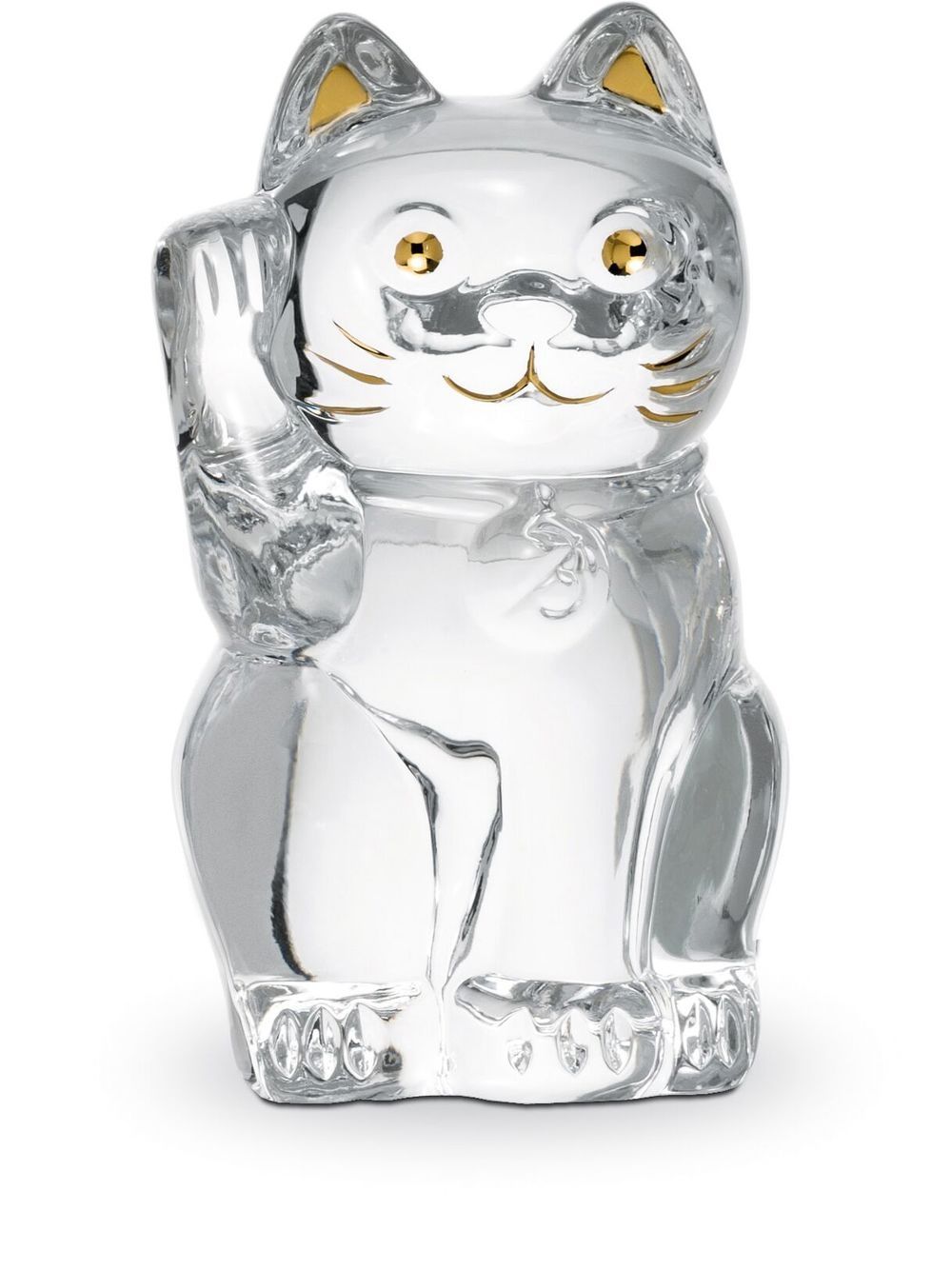 Baccarat Maneki-Neko 猫收藏玩具 - 白色