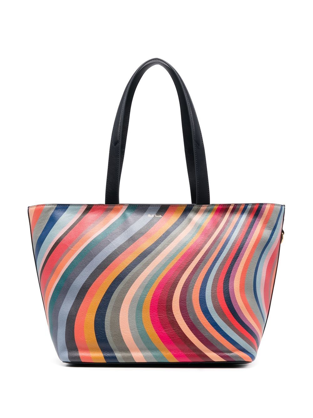 Paul Smith 漩涡条纹托特包 - 蓝色