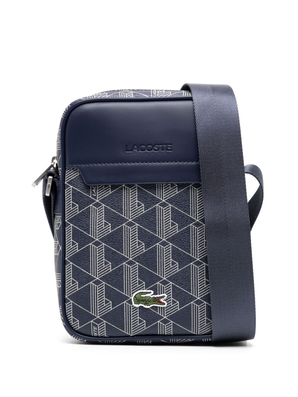 Lacoste The Blend 标贴邮差包 - 蓝色
