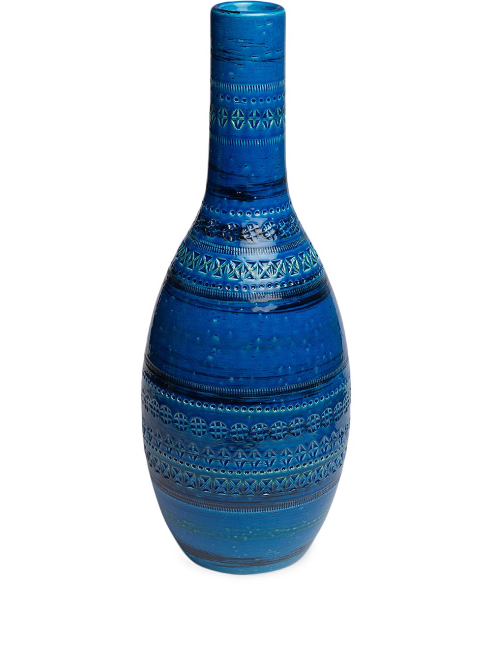 Bitossi Home Vaso Bottiglia 花瓶 - 蓝色