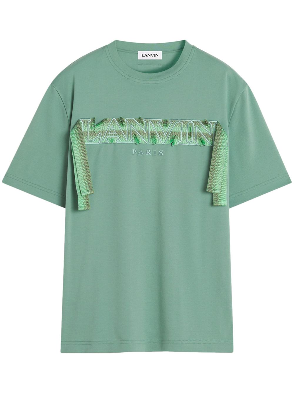 Lanvin Curb Lace T-shirt - 绿色