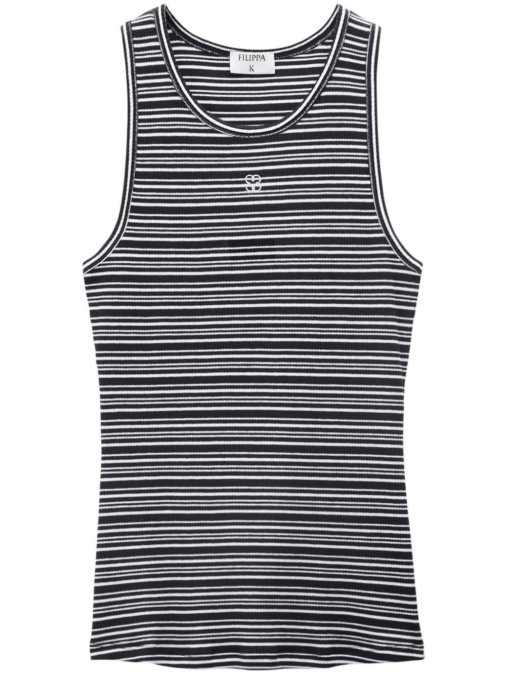 Filippa K 细罗纹棉质条纹马甲 - 褐色