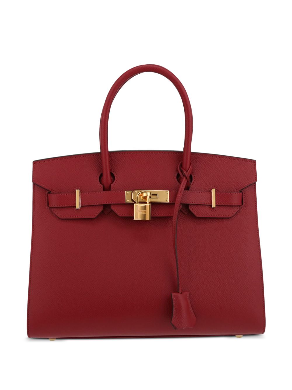 Hermès Pre-Owned Birkin 30 手提包（典藏款） - 红色