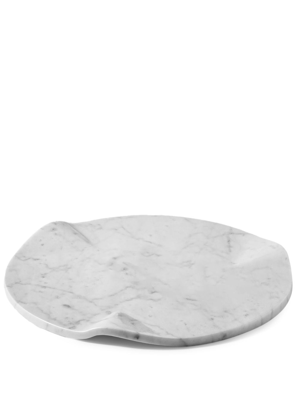 Marsotto Edizioni Telo marble round tray - 白色