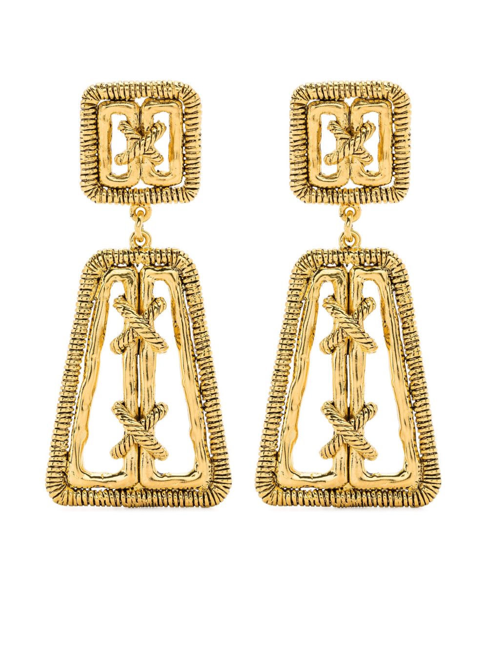 Aurelie Bidermann Caliche gold-plated earrings - 金色