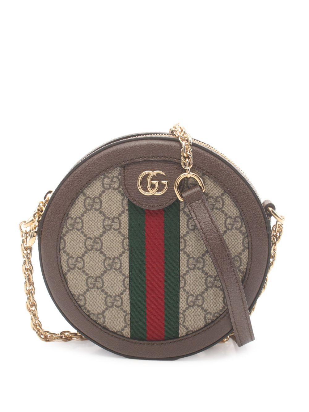 Gucci Pre-Owned Ophidia 迷你单肩包（2010年代典藏款） - 中性色