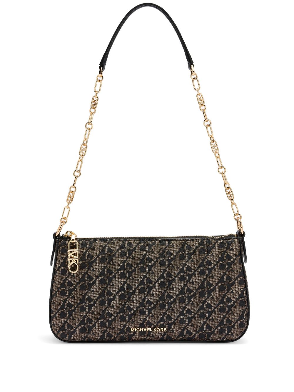 Michael Kors 经典logo单肩包 - 黑色