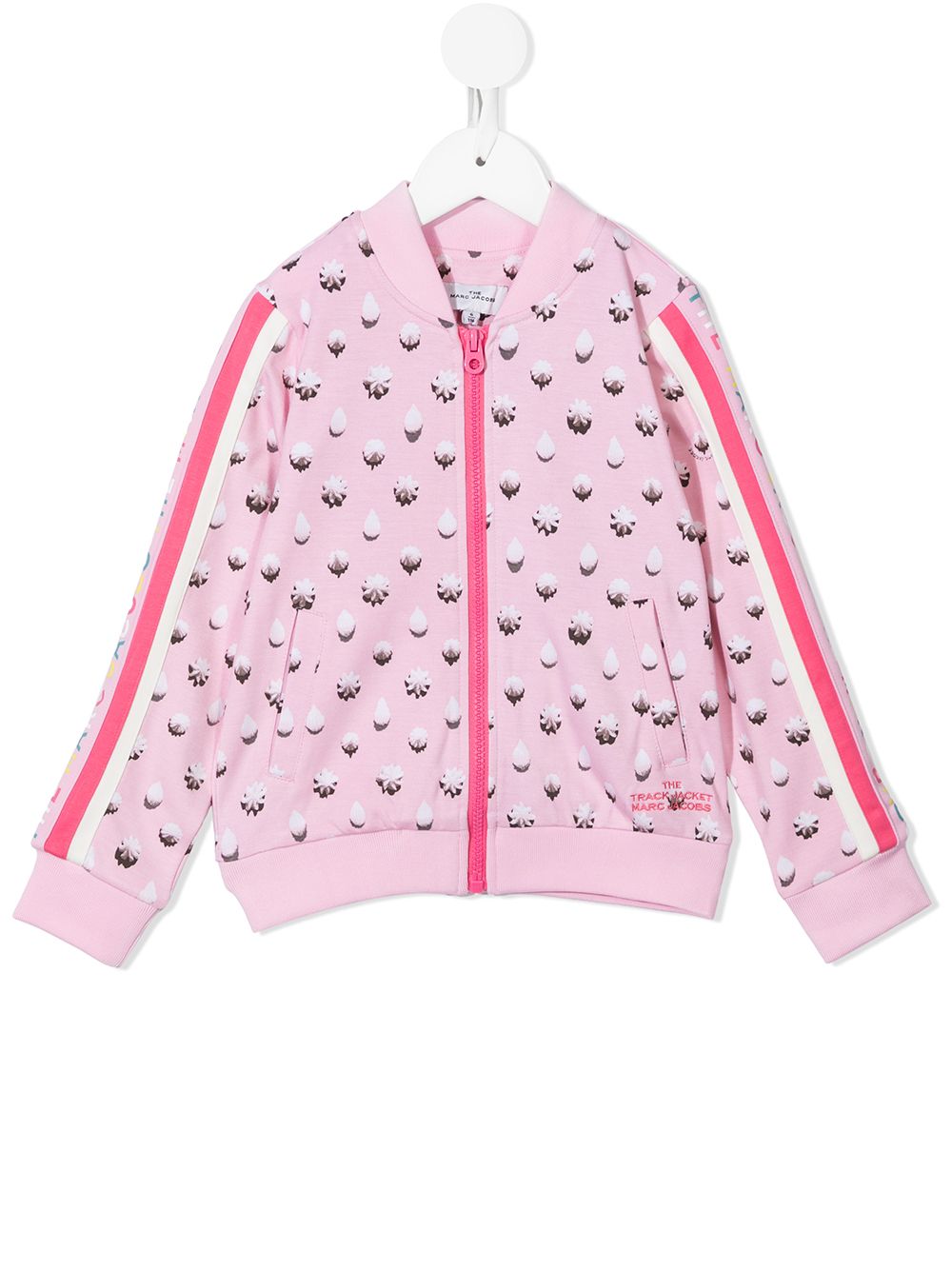 Marc Jacobs Kids 海贝印花运动夹克 - 粉色