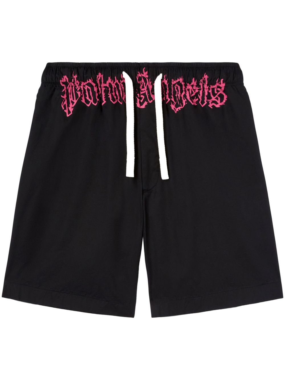 Palm Angels logo短裤 - 黑色